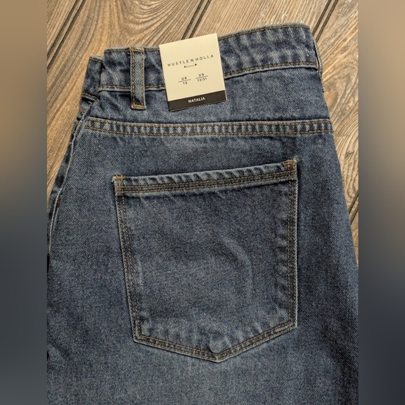 #1 Hustle N Holla Natalia Size 12 Low Rise Modern Flare Fit NWT - Picture 9 of 12